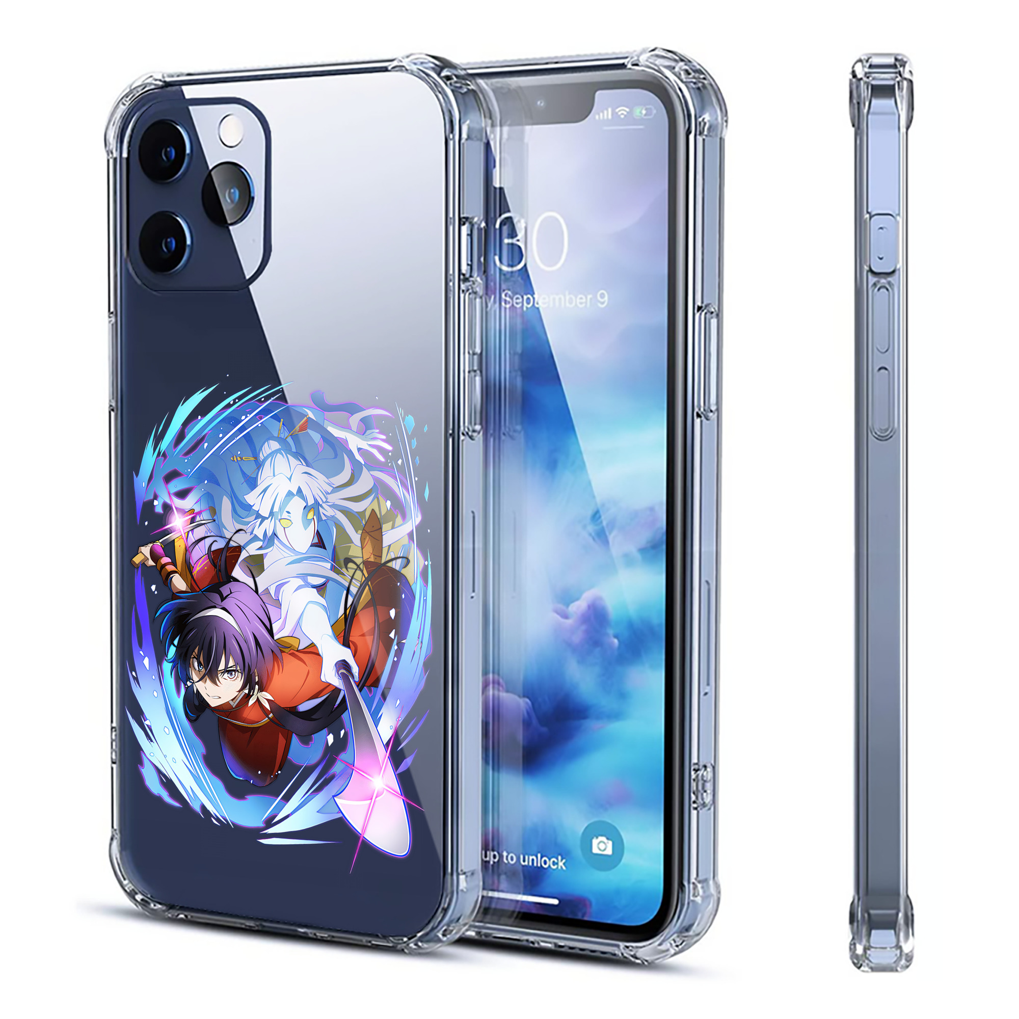 （画像用） 文豪ストレイドッグス Bungo Stray Dogs 【iPhone 12シリーズ対応】透明スマホケース（クリアソフトケース）